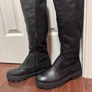 Vice Camuto knee High stretch panel boots 8